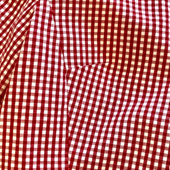 Lady's Red &o White Checked Jacket by JG Hook, Size 12; Lined; Good Cond. - Picture 7 of 10